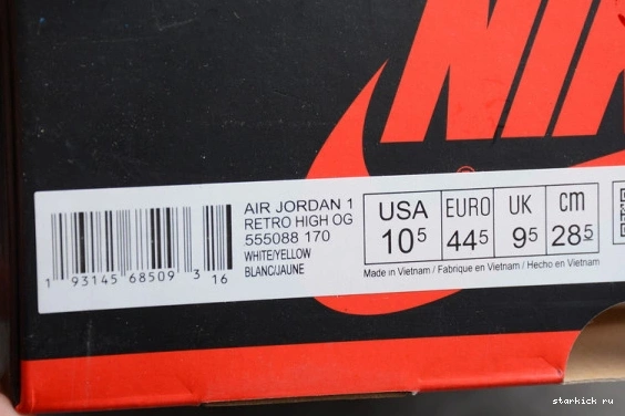 OG FLIGHT” 555088-170 JORDAN 555088-170 1 CLASS “FIRST AIR RETRO HIGH 0328